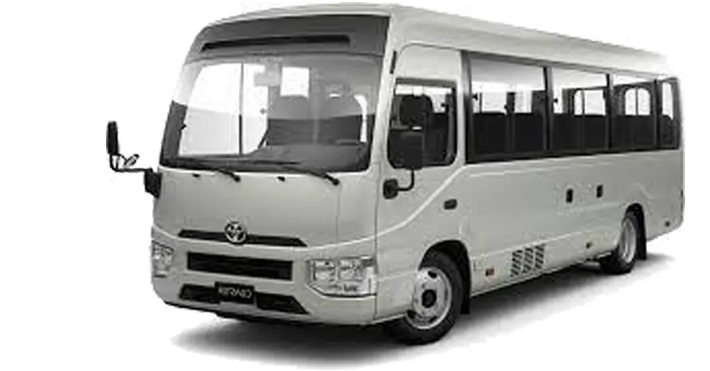 25 seater coaster for rent Karachi with driver