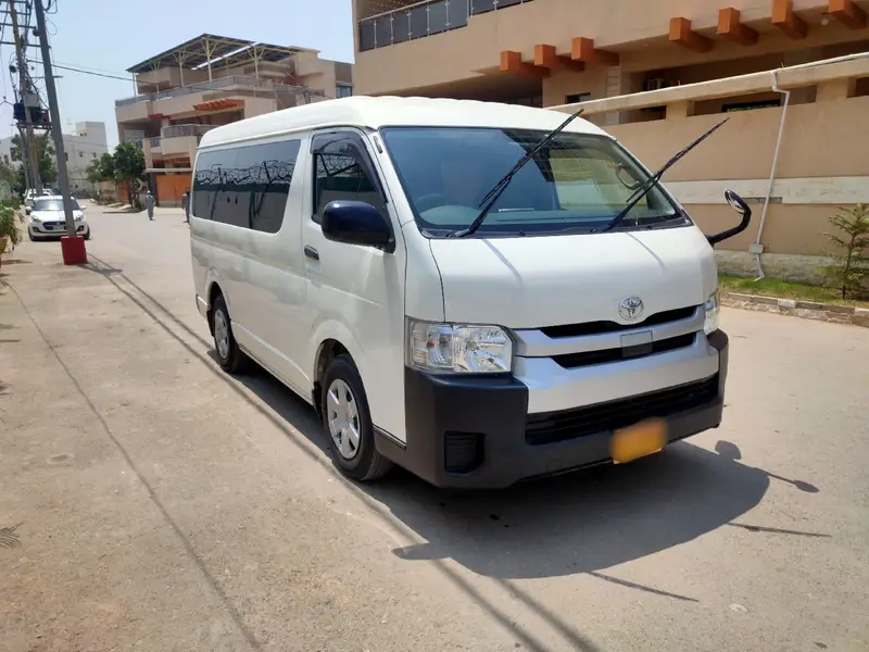 Hiace van for rent Karachi with driver