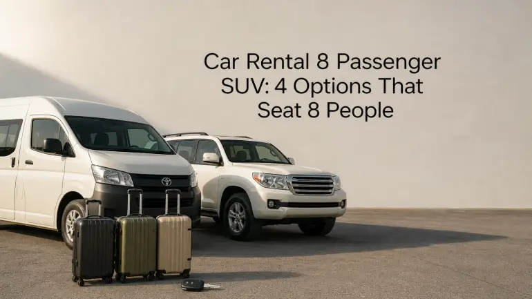 Car Rental 8 Passenger SUV: 4 Options That Seat 8 People